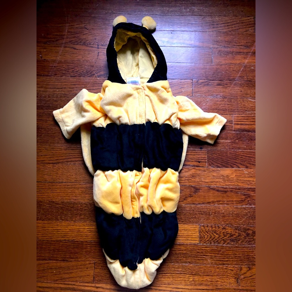 Adorable pre-owned infant bumble bee Halloween costume